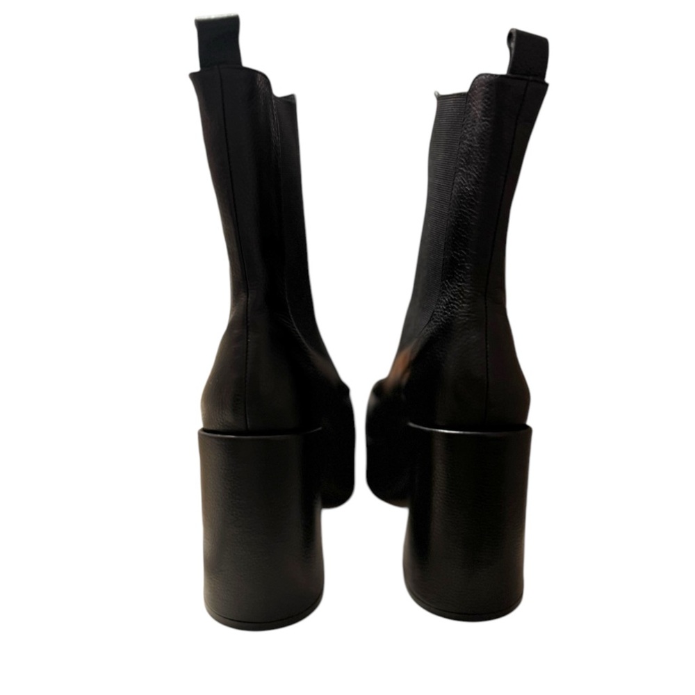 Intentionally Blank Celeste Leather Chelsea Platform Boots - Picture 5 of 7